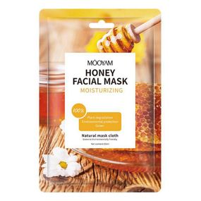 Тканинна маска з медом для еластичності шкіри MOOYAM Honey Facial Mask Moisturizing