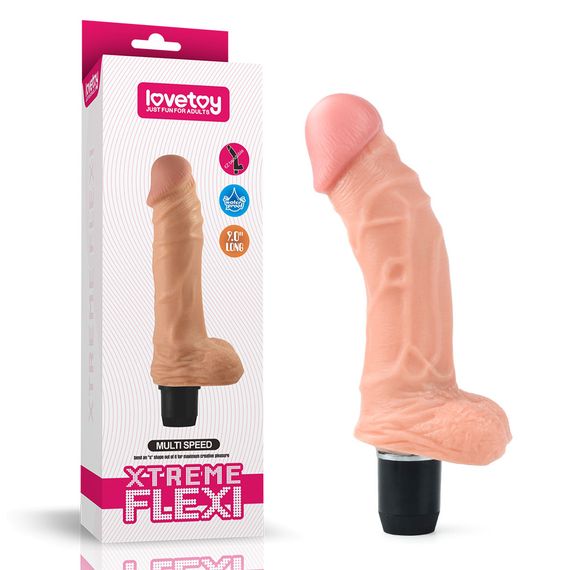 Реалистичный вибратор - Xtreme Flexi Vibrator 9" Sex Aura