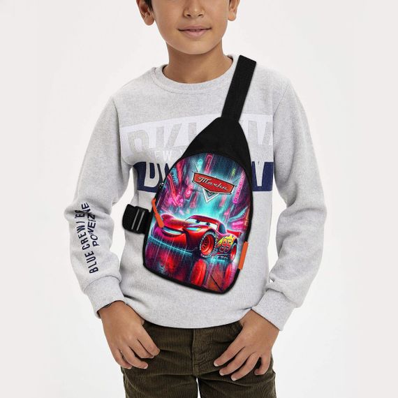 Сумка через плечо детская Тачки Молния Маккуин 29х17 см сумка слинг для мальчика (02215)