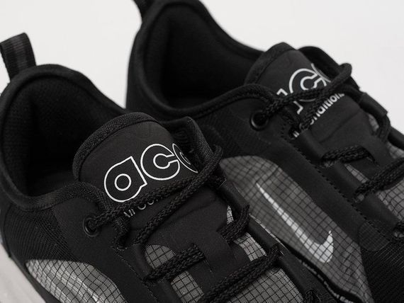 Демісезонні шкіряні кросівки Nike колір чорний / сірий | Зображення 7