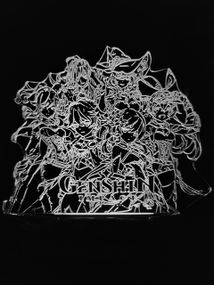 Акриловый светильник-ночник Genshin 4 белый tty-n000930