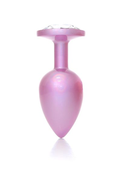 Анальна пробка - Jewellery Pearl Pink Plug Clear L | Зображення 4