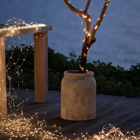 Новорічна гірлянда кінський хвіст 500 LED 20 ниток Warm White, світлодіодна гірлянда пучок знижка