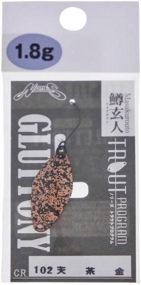 Блешня Nories Masukurouto Gluttony 28mm 1.8g #102 Блешня рибальська Блешня оберталка | Зображення 1