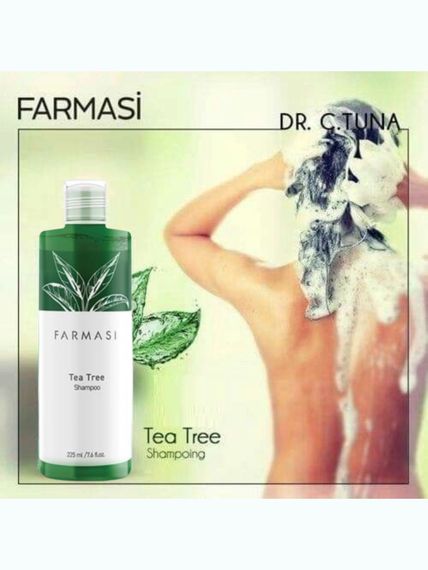 Шампунь для жирного волосся з олією чайного дерева Farmasi Dr. C.Tuna Tea Tree 225 мл | Зображення 1
