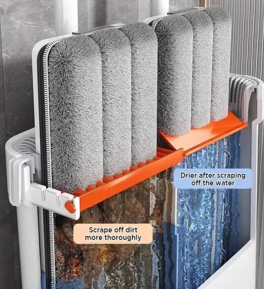 Набір швабра та відро з віджимом Joybos M03-7 Flat Floor | Зображення 2