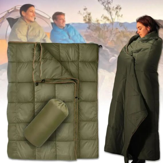 Водонепроницаемое пуховое одеяло 200x140 см для туризма и походов AND-8-AND-9