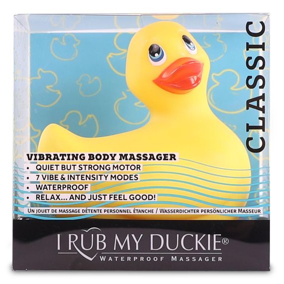 Вібромасажер качечка I Rub My Duckie - Classic Yellow v2.0, скромняжка | Зображення 3