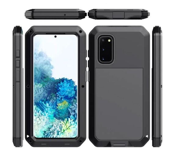 Противоударный чехол Primo Doom Armor для смартфона Samsung Galaxy S20 (SM-G980) - Black | Зображення 3