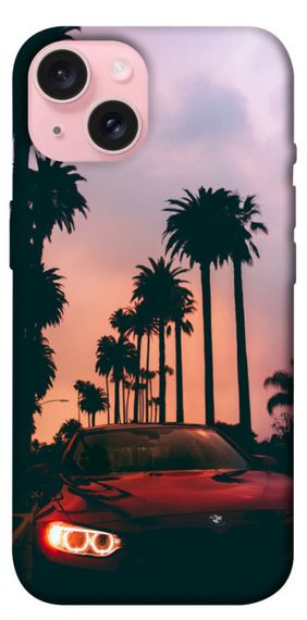 Чохол з картинкою BMW at sunset для Apple iPhone 15 (6.1")