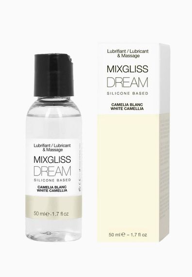 Лубрикант на силіконовій основі MixGliss DREAM - CAMELIA BLANC (50 мл) з ароматом білої камелії Sex Aura
