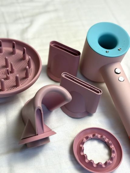Фен Super Hair Dryer ceramic pop з іонізацією та турборежимом 5 насадок | Зображення 2