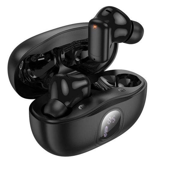 Навушники BOROFONE FQ4 Lighten true wireless ANC+ENC noise reduction BT headset Black