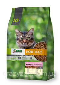 Сухой корм для котов Ekko гранула с креветкой 10 кг 4820249130148