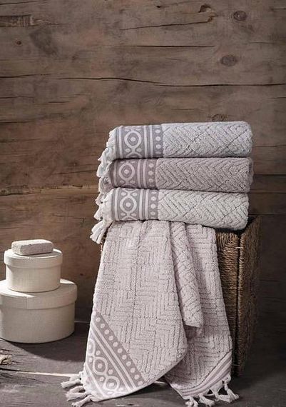 Рушники Pupilla Ibiza 70х140см Пеньє набір 4шт