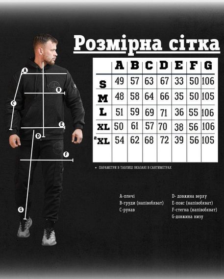 Флисовый спортивный костюм Stone island black ВТ0551 | Зображення 1