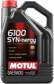 Моторна олива Motul 6100 SYN-NERGY 5W-30 5л.