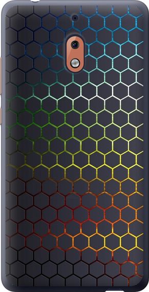 Чехол на Nokia 2.1 Переливающиеся соты "498u-1532-17620"