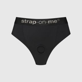 Трусики с фиксацией дилдо Strap-On-Me Harness Lingerie Idole - XL - Black Sex Aura