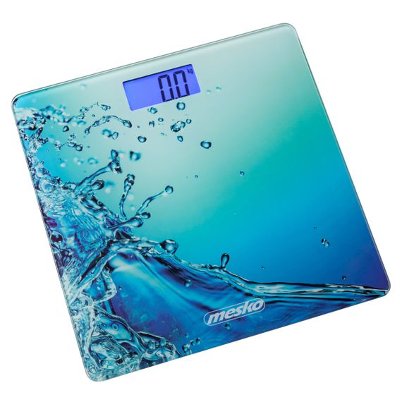 Весы напольные электронные стеклянные Mesko MS 8156 до 180 кг с высокой точностью