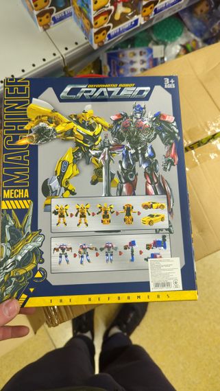 Трансформер Робот машина 611-11A/B 2 різновиди Бамблбі Bumblebee / Оптимус Прайм Optimus Prime | Зображення 3