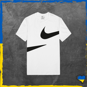 Футболка унісекс Nike найк футболка з бавовни базова Білий, XS/S