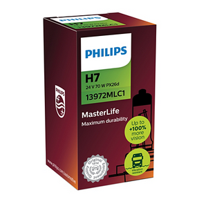 13972MLC1 (PHILIPS) H7 MasterLife 24V 70W PX26d