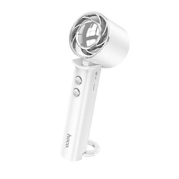 Вентилятор HOCO HX61 1200 mAh Exquisite handheld folding fan White | Зображення 6