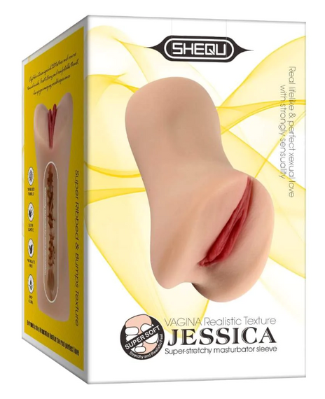 Мастурбатор у формі вагіни Jessica без вібрації Sex Aura | Зображення 5