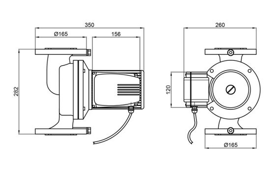 Циркуляційний насос Thermo Alliance LPA50-18-1300 Т фланцевий LPA50181300Т | Зображення 3