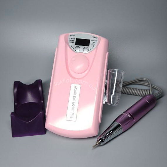 Фрезер для манікюру на акумуляторі BQ-101 40W 30тис.обертів/хв (рожевий)