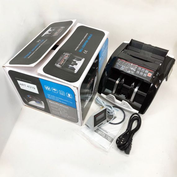 Лічильник купюр з високою швидкістю роботи Bill Counter UV MG 5800, Лічильник грошей для офісу HL-73 | Зображення 2
