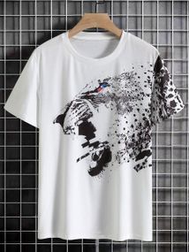 Футболка женская с принтом повседневная S Белая