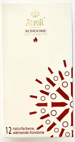 Презервативы — Amor Hot Moments, 12 шт. (08.2026) Sex Aura