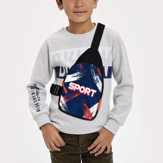 Сумка через плече дитяча Sport 29х17 см сумка слінг для хлопчика (01995)