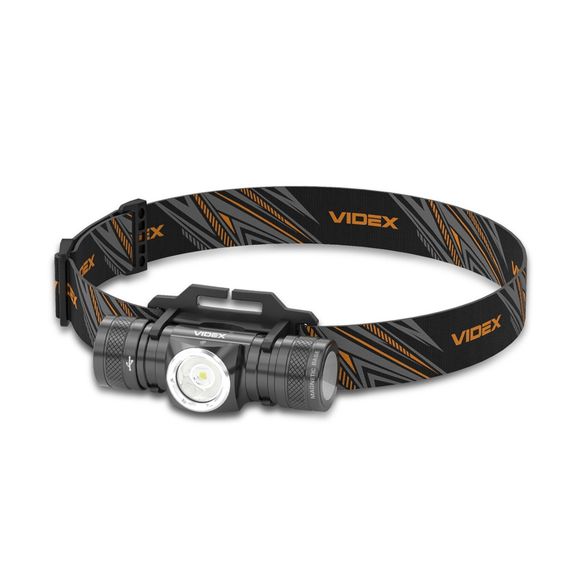 Налобний світлодіодний ліхтарик VIDEX VLF-H065A 1200Lm 5000K (ЗАРЯДЖАЄТЬСЯ ВІД USB) | Зображення 3