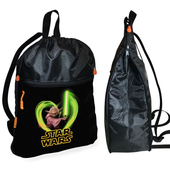Школьный рюкзак детский Йода Star Wars + Сумка для обуви спортивной формы рюкзак-мешок  для мальчика (01693) | Зображення 1