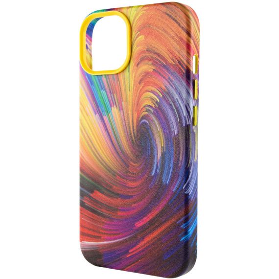 Кожаный чехол Colour Splash для Apple iPhone 11 Pro Max (6.5") Искусственная кожа, Orange / Red | Зображення 2