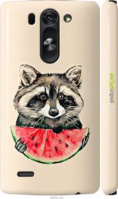 Чохол на LG G3s D724 Єнотик з кавуном "4605m-93-2448"