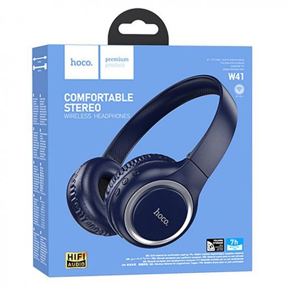 Беспроводные наушники Hoco W41 Charm Bluetooth, беспроводные наушники для ноута, беспроводные наушники большие pink | Зображення 1