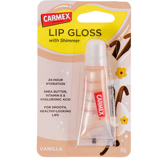 Блеск для губ Carmex Lip Gloss with Shimmer - Vanilla (10 г)