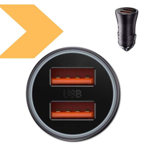 Автомобільне зарядне пристрій з потужністю 60W XPRO Golden Contactor Max (37288-01_366) | Зображення 1