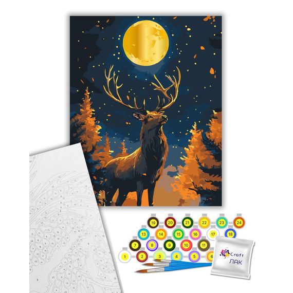 Картина за номерами "Над прірвою" 11735-AC з металізованими фарбами 40x50 см | Зображення 1