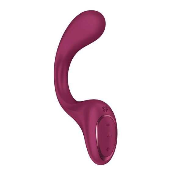 Вагінально-кліторальний вібратор Satisfyer G for Goddess 2 Wine Red, 2 мотори Sex Aura | Зображення 1