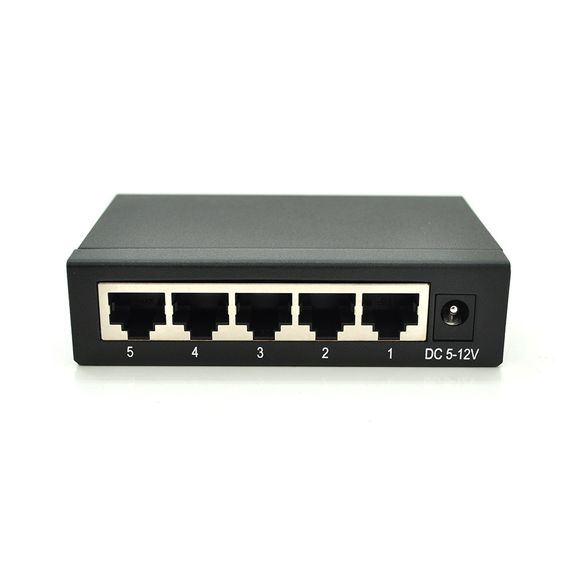 Коммутатор Dinkia DS-1005P 5 портов Ethernet 10/100 Мбит/сек, без БП
