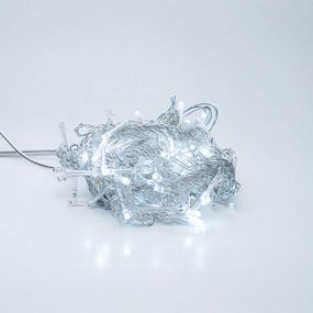 Новорічна гірлянда штора 2х2 м 80 LED кімнатна білий провід Білий ZWM2280LEDW