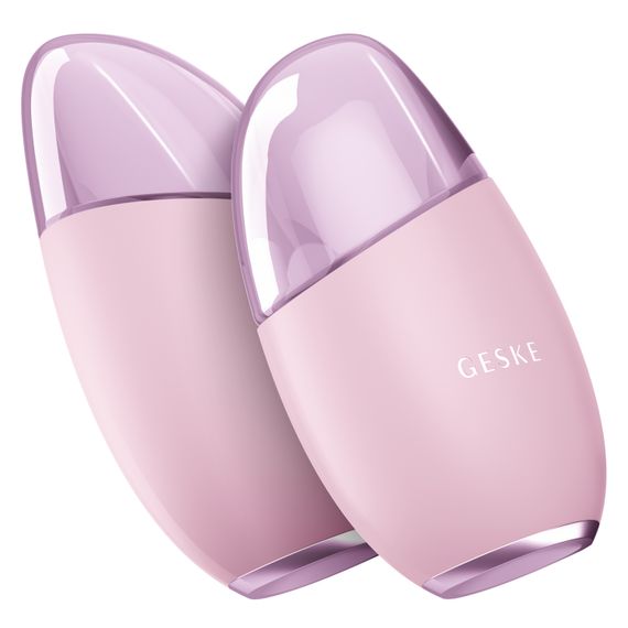 Масажер для обличчя GESKE Cool&Warm Eye and Face Massager 7в1 pink | Зображення 5