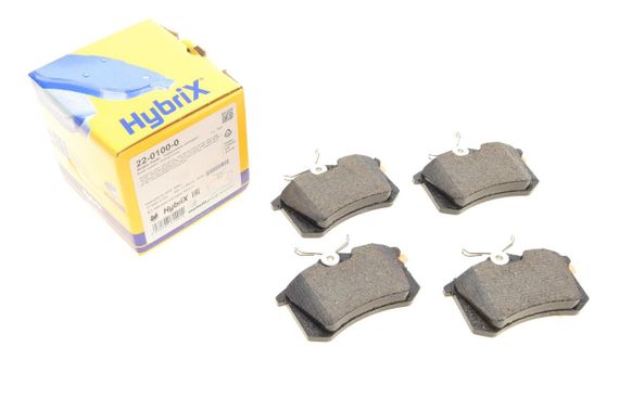 Колодки гальмівні задні VW Golf II III Passat B2 B3 B4 84-99 Polo 95-01 Peugeot 405 87-97 22-0100-0