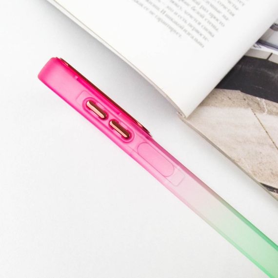 Чохол TPU+PC Fresh sip series для Samsung Galaxy A24 4G Салатовий / Рожевий | Зображення 3