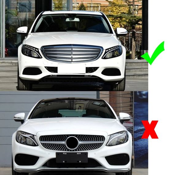 Карбоновые Накладки на Противотуманные Фары (для SD Base 2015-2019) для Mercedes C-сlass W205 | Зображення 5